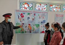 Милиция тарабынан “Жөө өткөөл” аталышындагы алдын алуу иш-чарасы өткөрүлдү