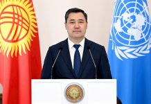 Садыр Жапаров кеңешмесинде видеокайрылуу аркылуу сүйлөдү