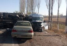 Бишкек-Ош унаа жолунда автокырсыктан 7 адам көз жумду