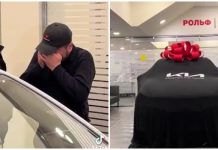 Российский блогер подарил новую машину таксисту-кыргызстанцу. Видео