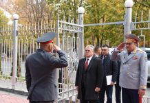 Кыргызстандын милиция кызматкерлери кесиптик майрамын белгилешүүдө