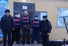 Ысык-Көлдө милиция кызматкерлери шайлоодо тартипти камсыздашууда