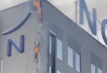 Жаңы ачылган мейманканада өрт чыкты, – видео