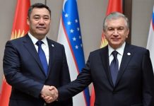 Жапаров Өзбекстан Республикасынын президентин Кыргызстанга чакырды