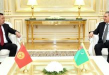 Садыр Жапаров встретился с Гурбангулы Бердымухамедовым