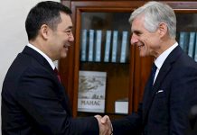 Садыр Жапаров Австриянын тышкы иштер министрин кабыл алды