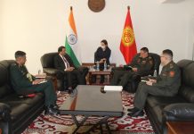 Кыргызстан и Индия намерены и дальше развивать военное сотрудничество
