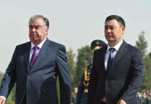 Что Садыру Жапарову пожелал Эмомали Рахмон?