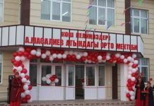 Баткенде А.Масалиев атындагы орто мектептин ачылыш аземи болду