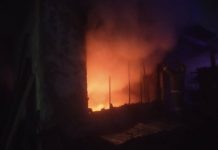 Автобазанын аймагында кампа күйүп, бир адам каза болду