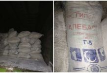 Пограничники пресекли контрабанду 25 тонн алебастра