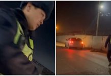 Патрульный обозвал водителя в Бишкеке. Начато служебное расследование