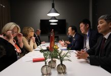 Руслан Казакбаев встретился с Генсеком ОБСЕ Хельгой Шмид