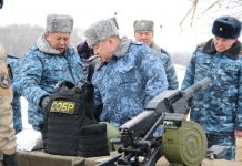 Урмамбетов Ош шаарында өткөн атайын тактикалык окуу-машыгуусуна катышты