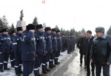 Ысык-Көлдө жаңы жылдык майрамга карата милициянын гарнизондук бөлүштүрүүсү болуп өттү