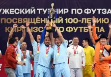 Президент Жапаров — лучший бомбардир. Фоторепортаж с футбольного турнира