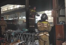 ФОТО. Последствия пожара на заводе «Таш-Темир» в Бишкеке