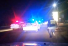 В Бишкеке пять патрульных авто гнались за пьяным водителем на джипе