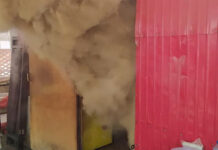 Баткен: Кызыл-Кыяда тез татым жайында өрт чыкты