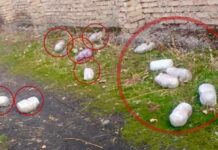 Мужчина перебросил на территорию колонии 9,5 кг наркотиков. ВИДЕО