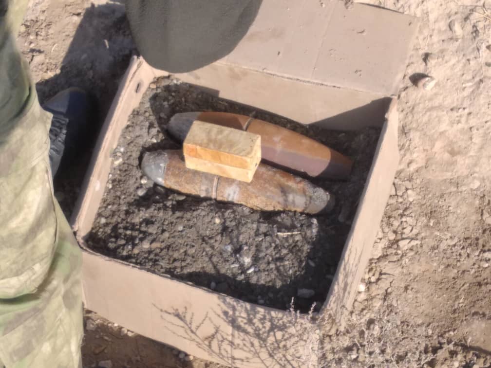 WhatsApp Image 2022 01 18 at 12.27.58 В Исфане местные жители в поле нашли снаряды гранатомета. ФОТО