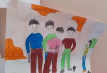 Кочкордо окуучулар арасында “Мектеп рекетине каршыбыз” аттуу сүрөт көргөзмө өттү