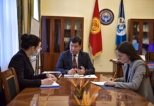 Мэр Бишкека поручил построить ограждения вокруг школ