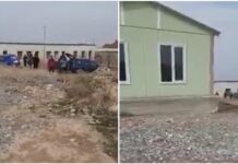 На кыргызско-таджикской границе скопление людей. ВИДЕО