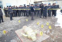 Талас ОИИБде “Жол кырсыктары” темасында окутуу сабак өткөрүлдү