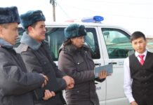 Кара-Буурада милиция окуучуларга тарбиялык иштерин жүргүзүүдө