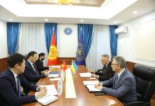 Руслан Казакбаев встретился с послом Украины в Кыргызстане