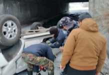 Григорьевка айылындагы көпүрөдөн унаа түшүп кетип бир адам каза болду