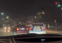 В Бишкеке блогер заставил патрульных оштрафовать самих себя за нарушение ПДД