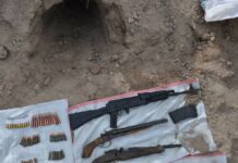 Нарында курал-жарак жана ок-дарылар бекитилген жер табылды