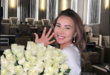 Аяна Касымованын туулган күнүндө сүйүктүүсү колун сурады