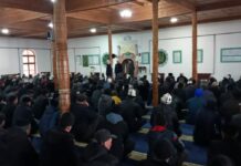 Сүлүктүдө милиция кызматкерлери мечиттерге барышып, жарандарга ысырапкерчилик боюнча маалымат беришти