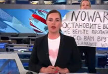 Останкинодогу «Время» программасын үзгүлтүккө учураткан кызматкер Путинди күнөөлөдү