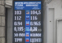 В Кыргызстане немного подешевел доллар