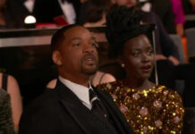 Уилл Смит ударил по лицу ведущего церемонии вручения «Оскара» за шутку о его жене. ВИДЕО