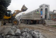 Ак үйдүн тегерегин оңдоо иштери жүрүп жатат