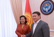 Талант Мамытов Кытайдын Кыргызстандагы элчиси Ду Дэвэнди кабыл алды