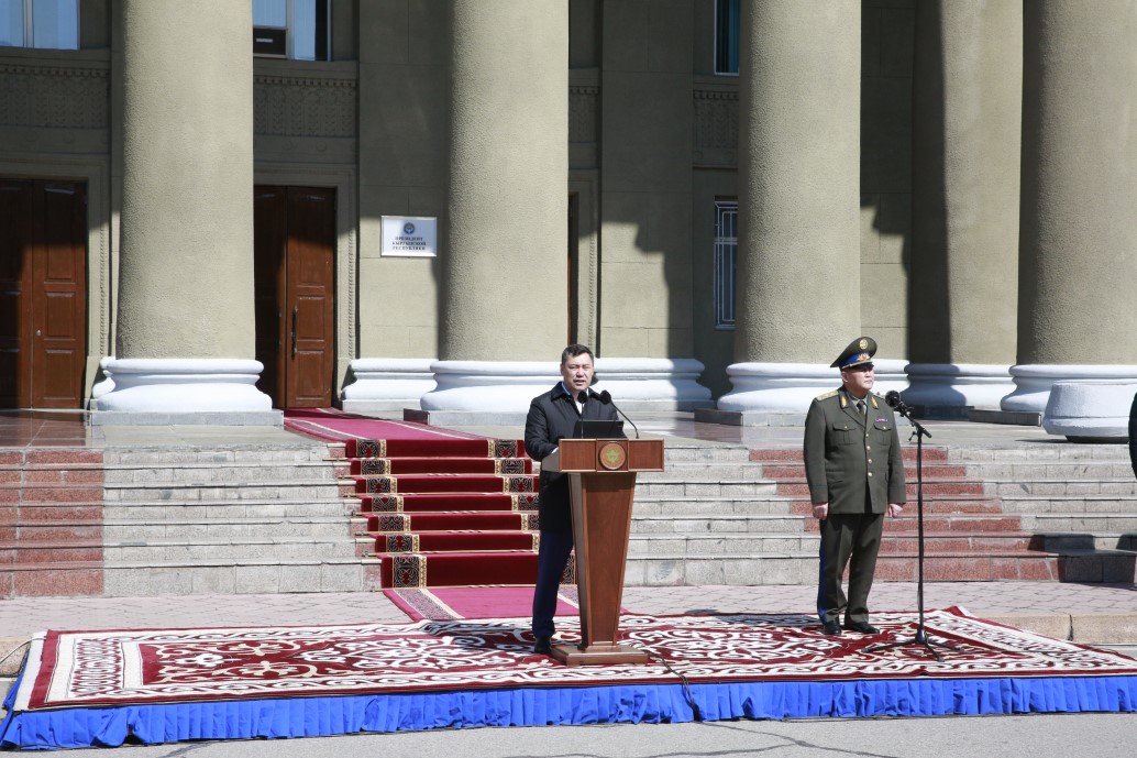 rg 8290 Пограничной службе ГКНБ КР и МЧС вручили новую технику. ФОТО