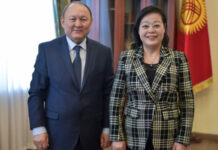 Бишкек мэри Ду Дэвэнь менен жолугушту