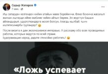 Садыр Жапаров: Жасалып жаткан иштерди ийне-жибине чейин айтып берем