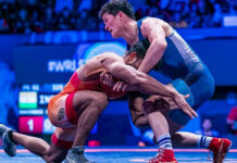 Улукбек Жолдошбеков жана Ислам Орозбеков Азия чемпионатында коло медаль утту