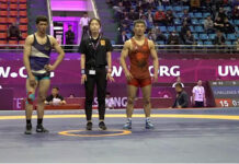 Тынар Шаршенбеков вышел в финал чемпионата Азии по греко-римской борьбе