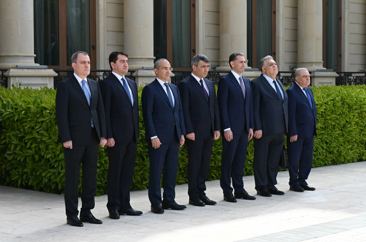 278950102 5107389249307710 5276639463789767333 n В Баку состоялась церемония официальной встречи Садыра Жапарова и Ильхама Алиева