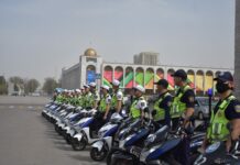 В Бишкеке начал работать мотопатруль