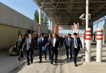 «Ак-Тилек» көзөмөл-өткөрүү пунктунда Кыргызстандын Өкмөт өкүлдөрү жолукту