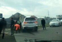 Борбордо BMW X7 жана Audi C4 унааларынын катышуусунда жол кырсыгы катталды